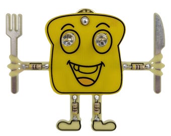 Mr Toast soldering badge kit