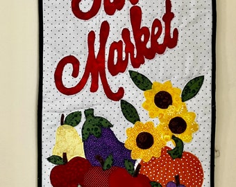 Farmers Market wall hanging or sign