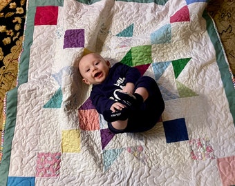 Starlet Pastel Crib Quilt