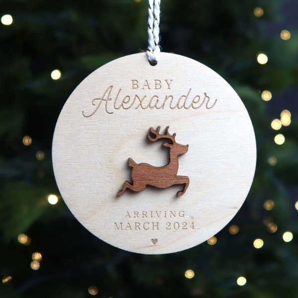 Baby Announcement Ornament Etsy