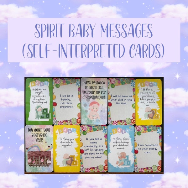 Messages Spirit Baby (cartes uniquement)