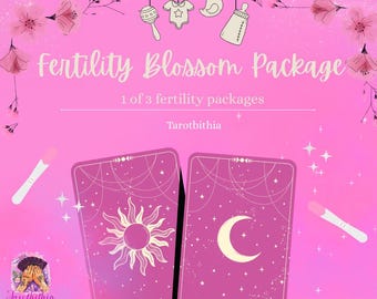 Lecture du tarot sur la fertilité (forfait Blossom 1/3) *le même jour*