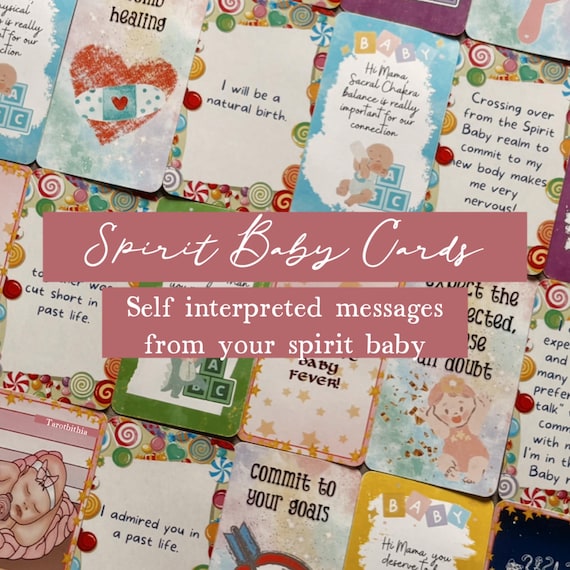 Spirit Baby Card Reading: Self-Interpreted Messages *same day*