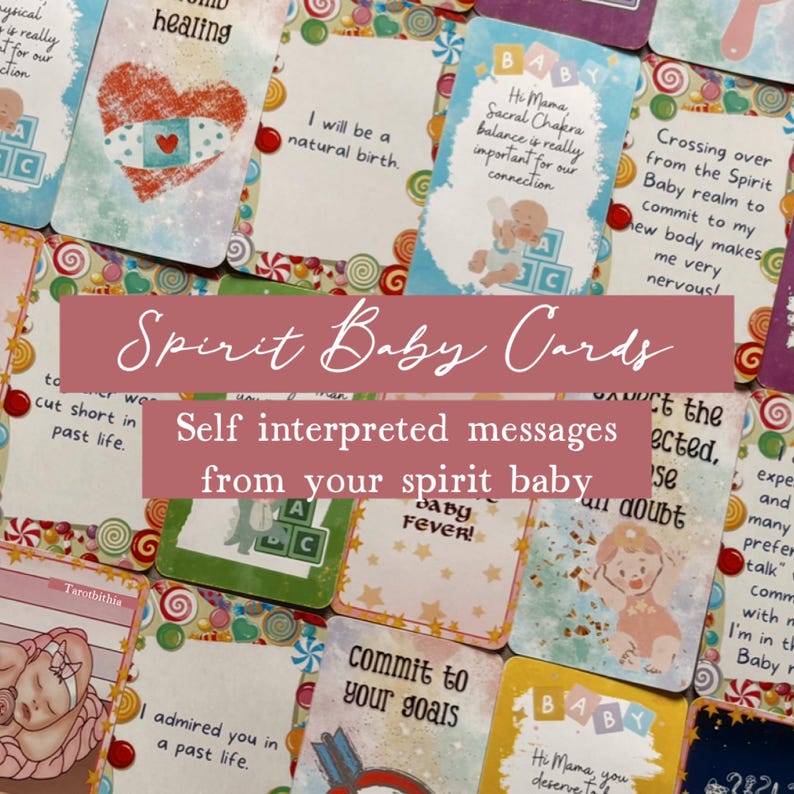 Spirit Baby Card Reading: Self-Interpreted Messages *same day* image 1
