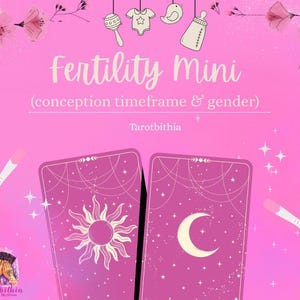 Fertility Mini - Conception Timeframe & Gender *same day*