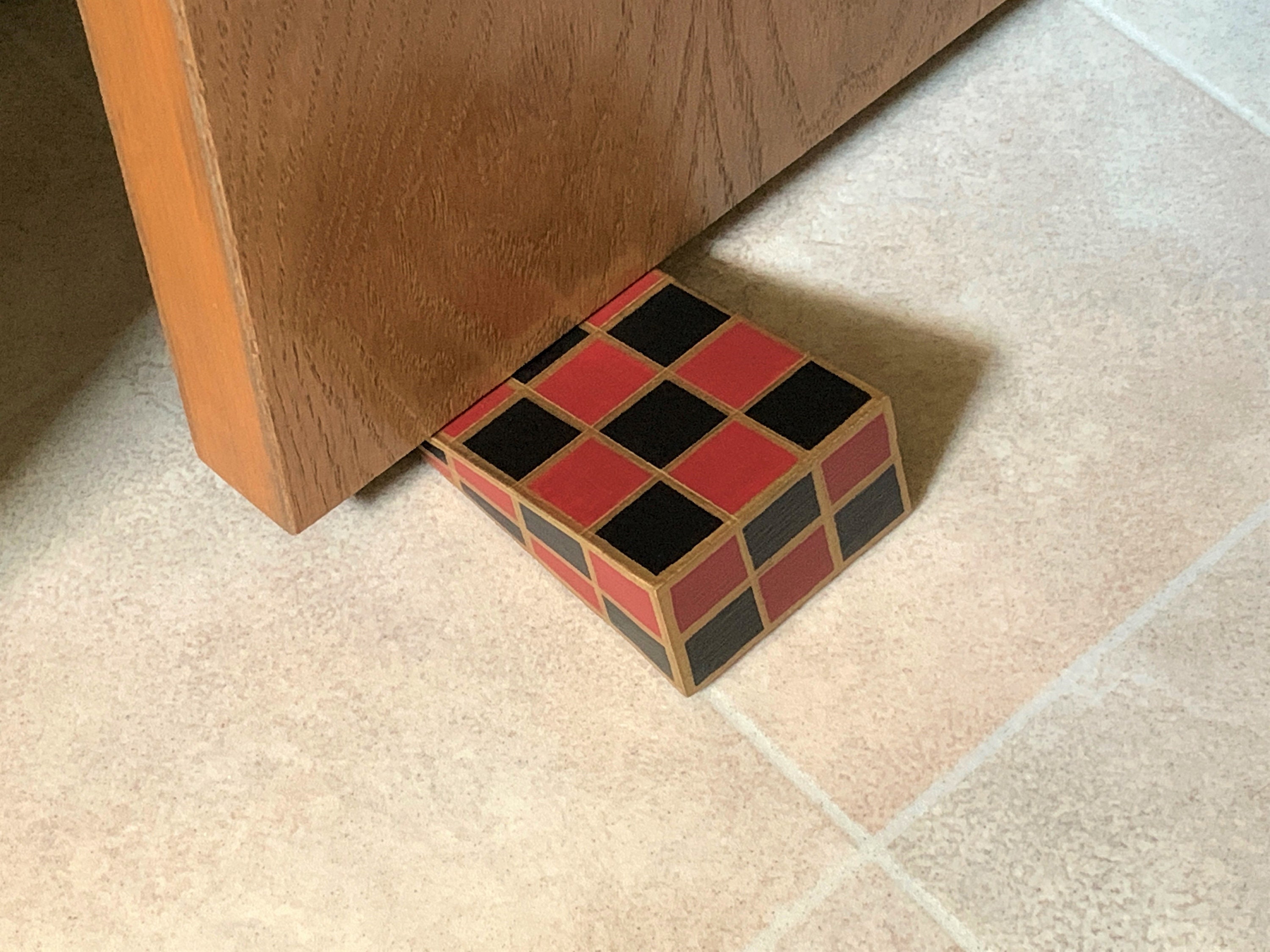 Tapón de puerta pintado a mano/Stopper/Wedge Whimsical Black | Etsy