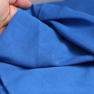 Blue Cotton Knit Fabric - 10m