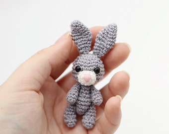 Handmade crochet tiny rabbits