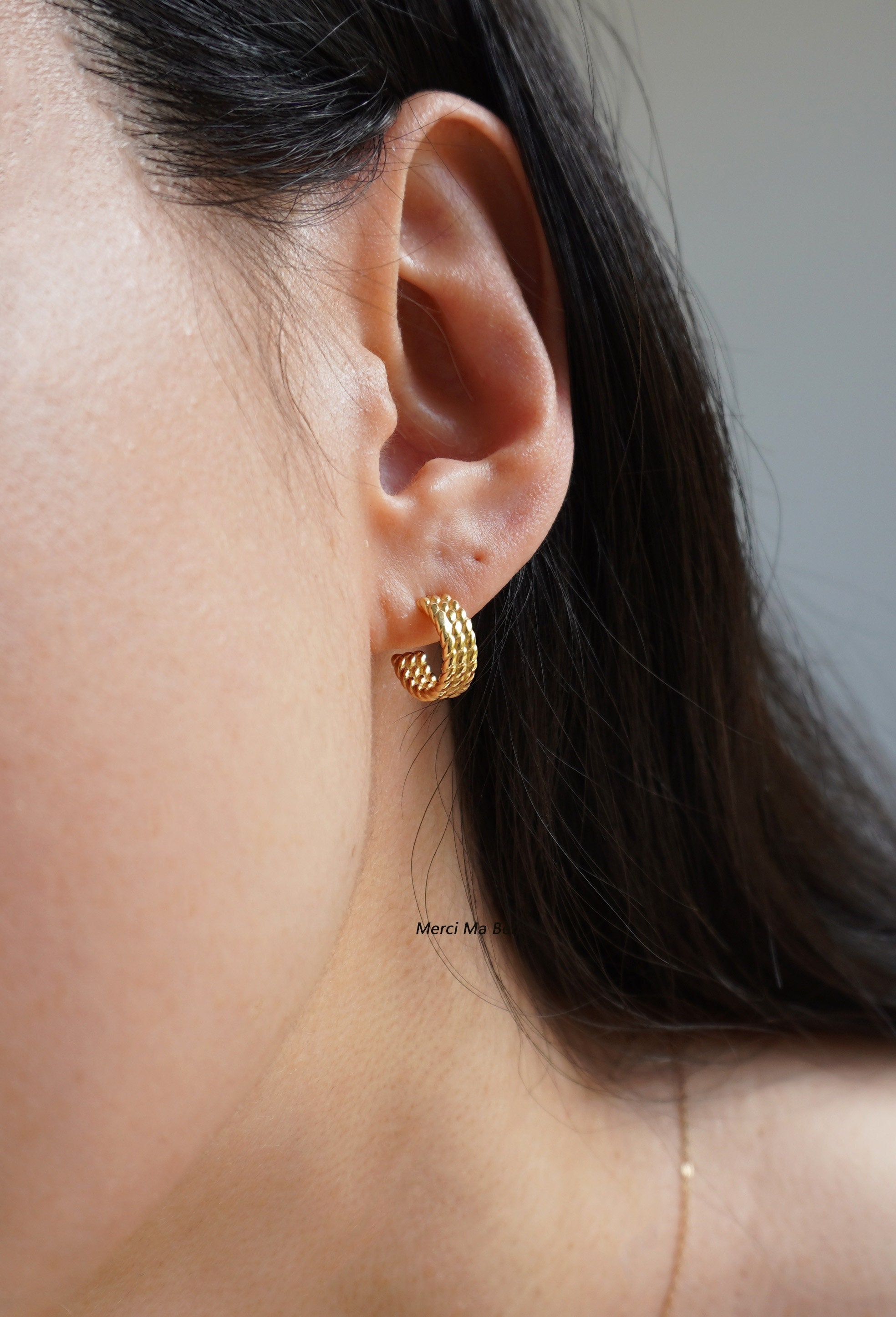 Snuggie hoop deals earrings