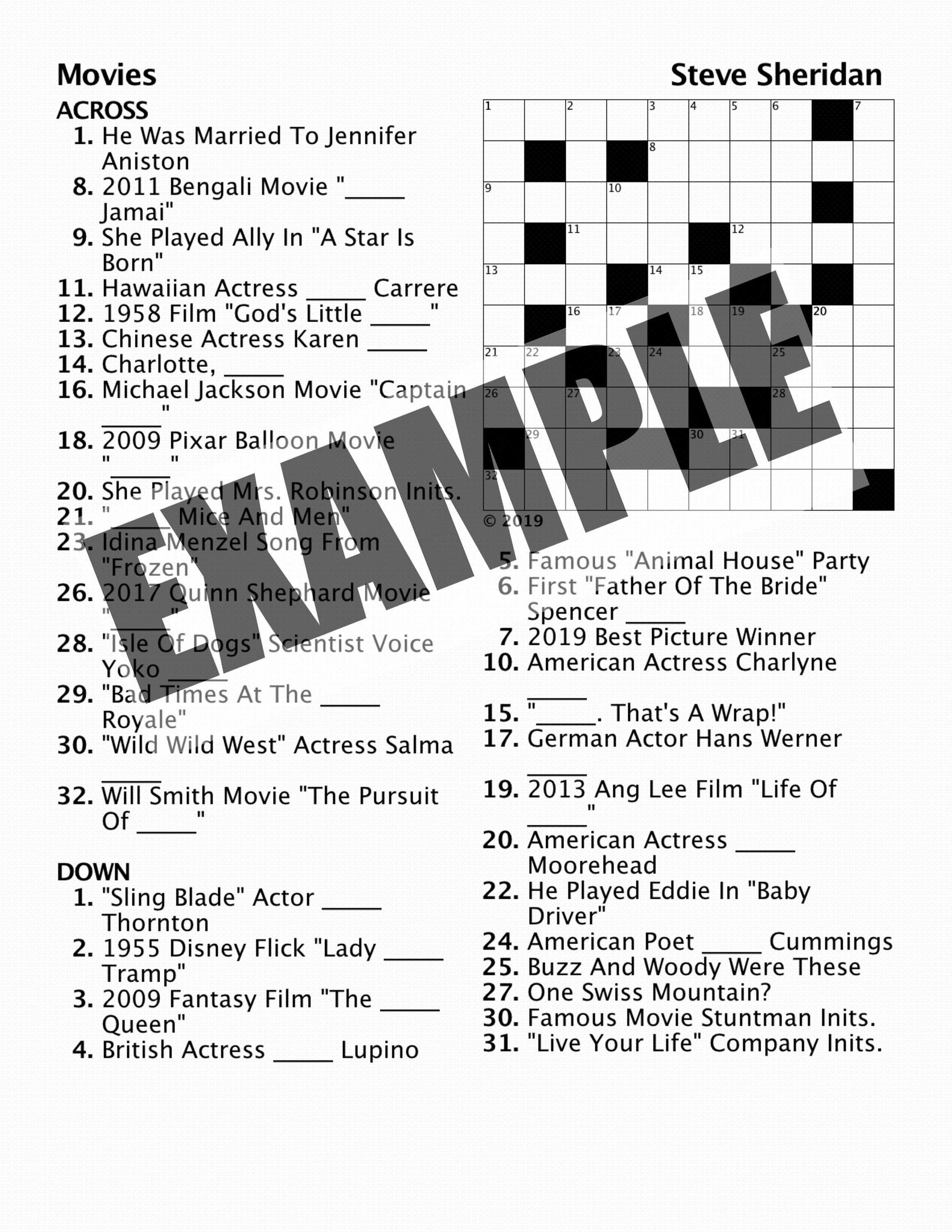 crossword puzzles custom crossword puzzles custom