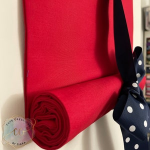 Red Cute Door Security Curtain