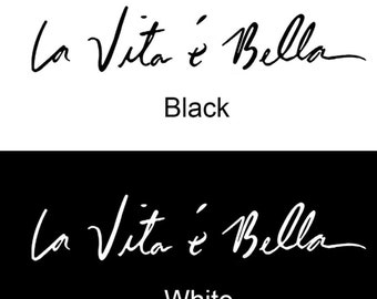 La Vita E Bella Etsy