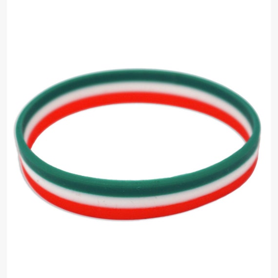 italian rubber bracelets