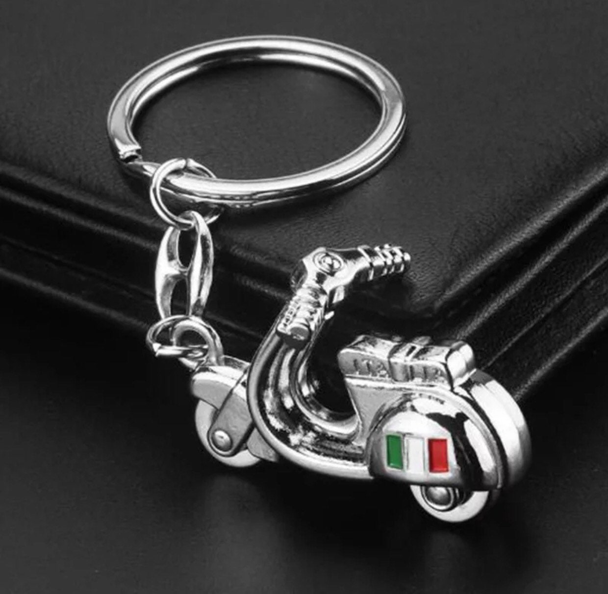 Vespa Scooter Italian Keychain / Vespa Keychain / Italian Etsy