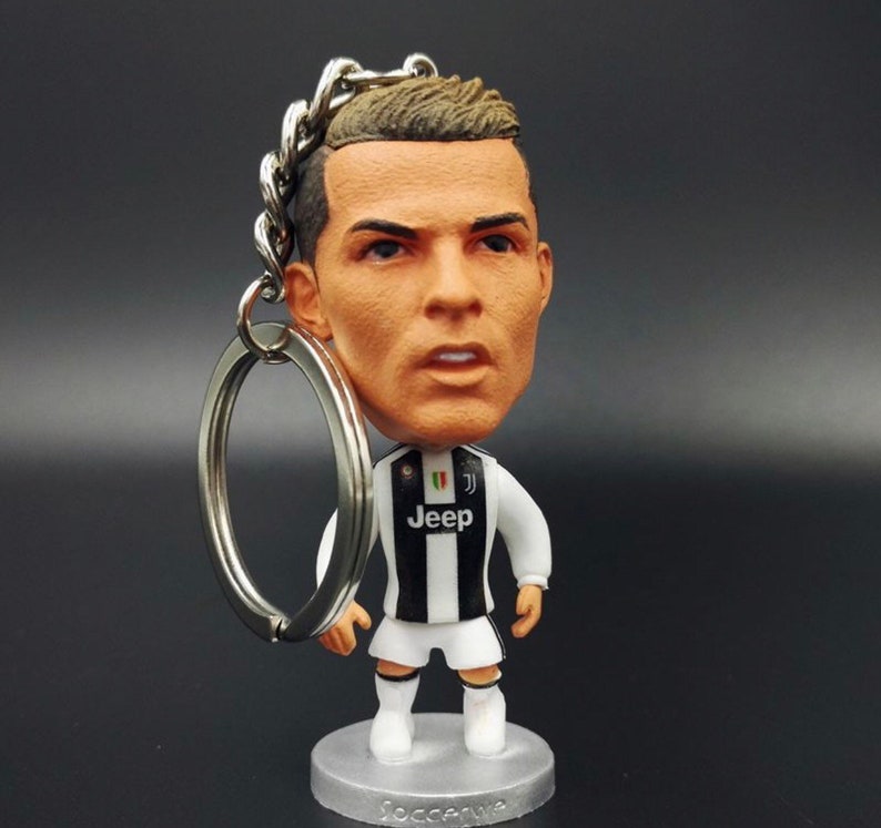 Cristiano Ronaldo Figurine and Keychain Etsy