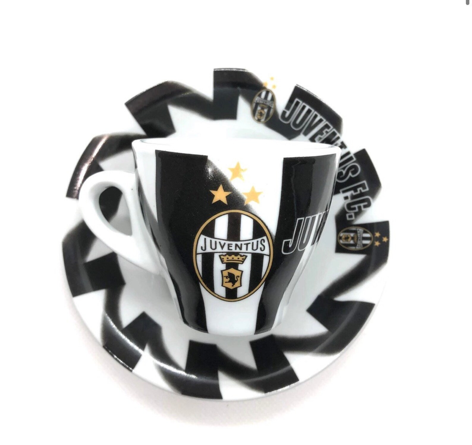 Juventus Espresso Cups Set of 6 Porcelain Espresso Cups Etsy
