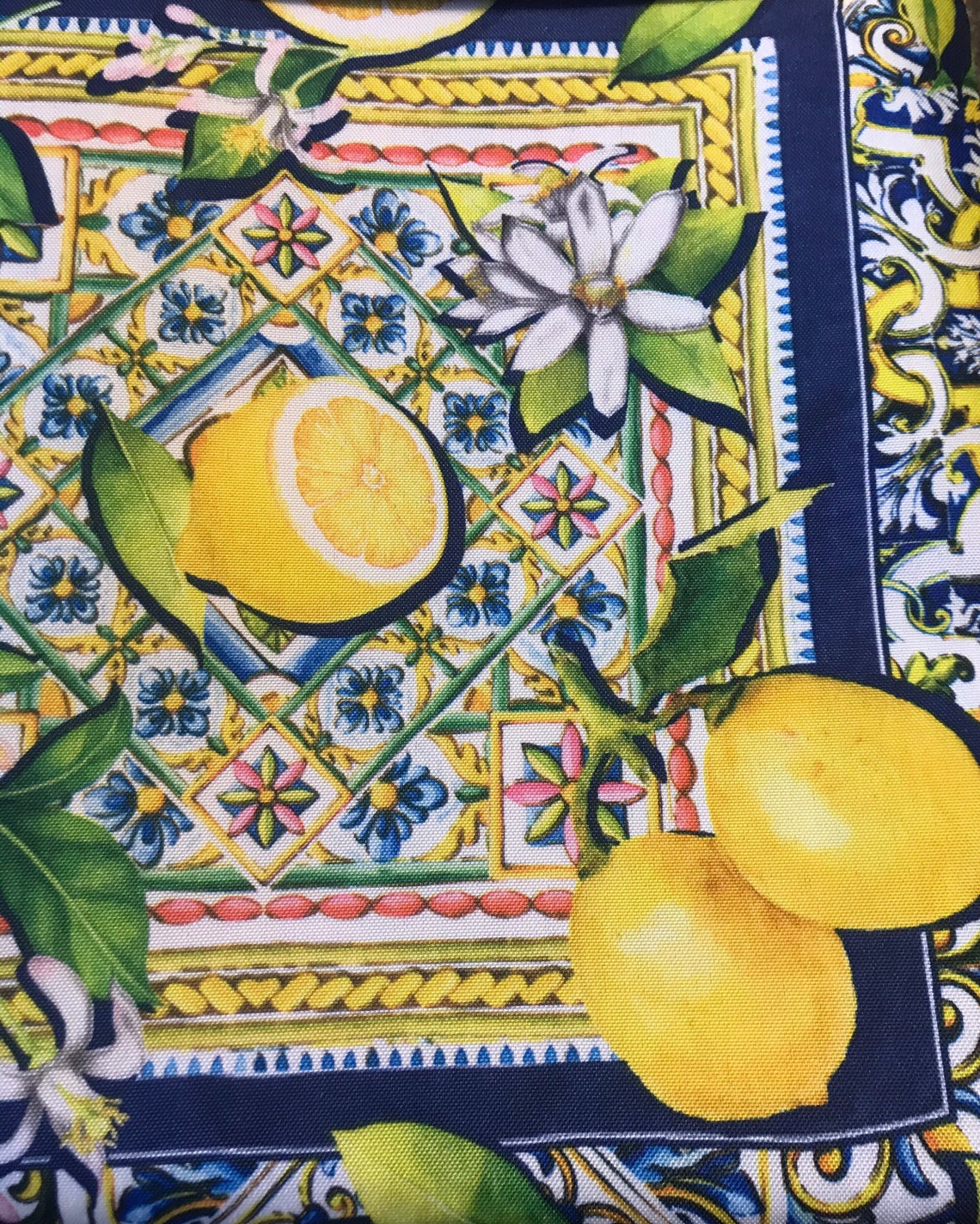 NEW FROM ITALY Italian Lemon Tablecloth Amalfi Lemon | Etsy