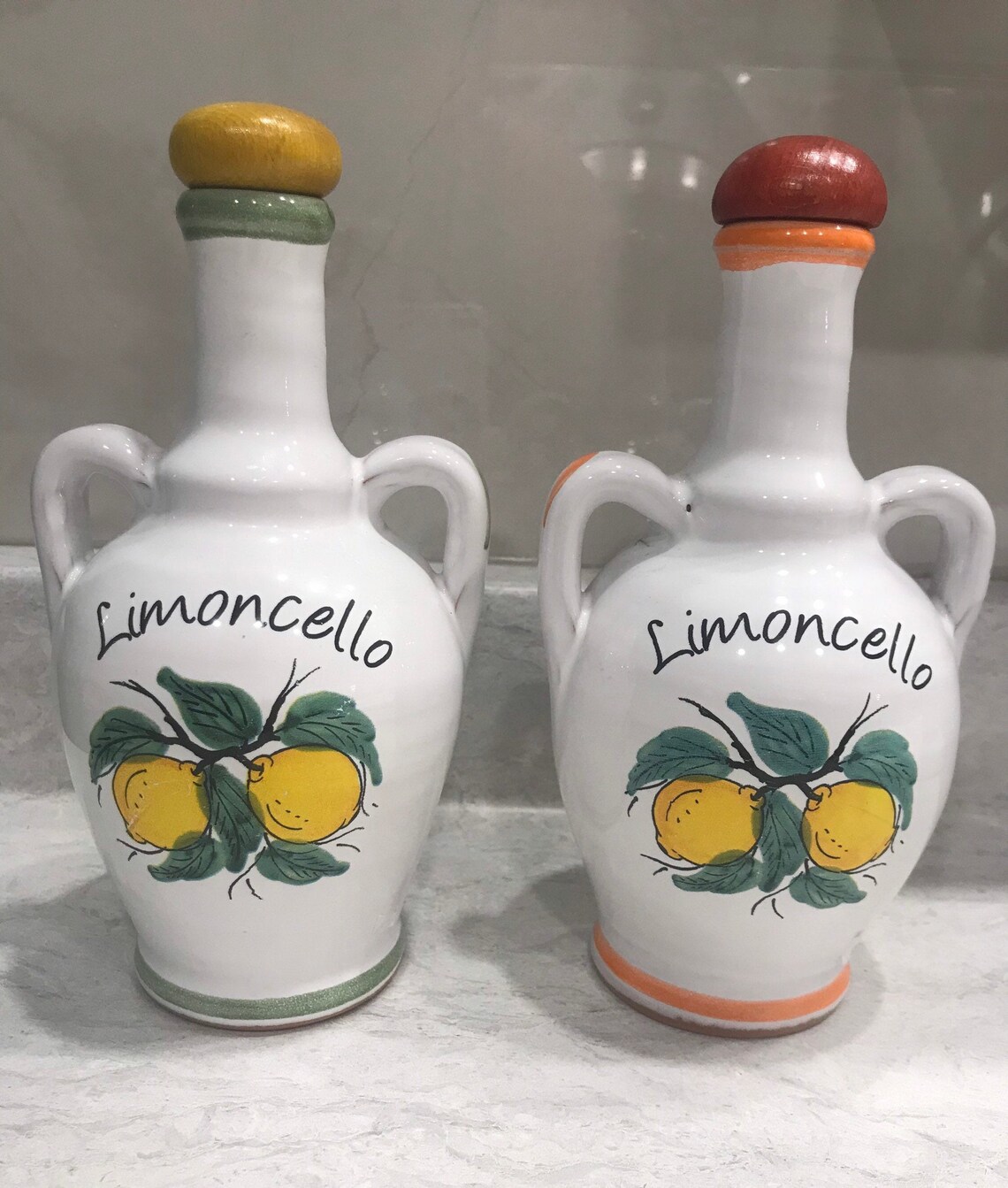 HANDMADE IN ITALY Decorative Limoncello Bottle Etsy