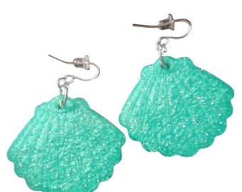 Resin Muschel Ohrringe