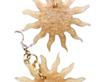 Radiant Sun Dangle Earrings