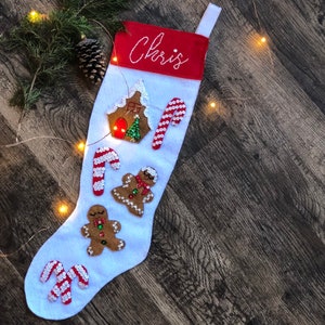 Custom Felt Christmas Stocking - Full Customization, Made to Order
