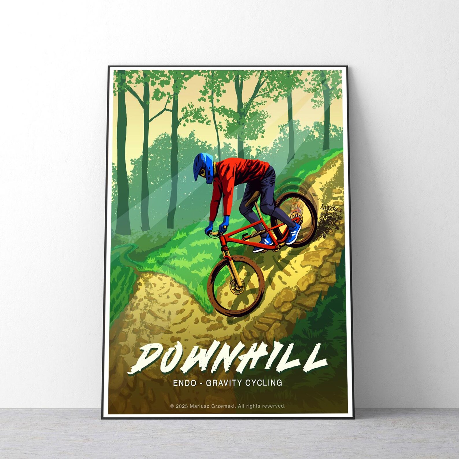 BMX Rider Poster: Extreme Sports Art Print for Teen Room - Etsy