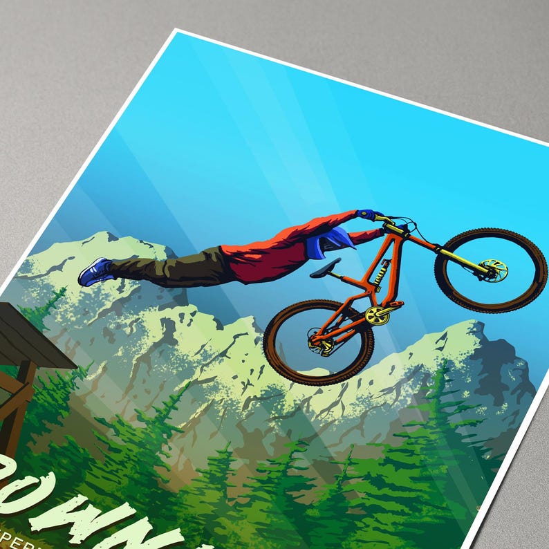 BMX Rider Poster: Extreme Sports Art Print, Teen Room Decor - Etsy Canada