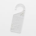 Personalised Frosted Bridal Door Hanger Preparing to be Mrs Sign Wedding Morning Bridal
