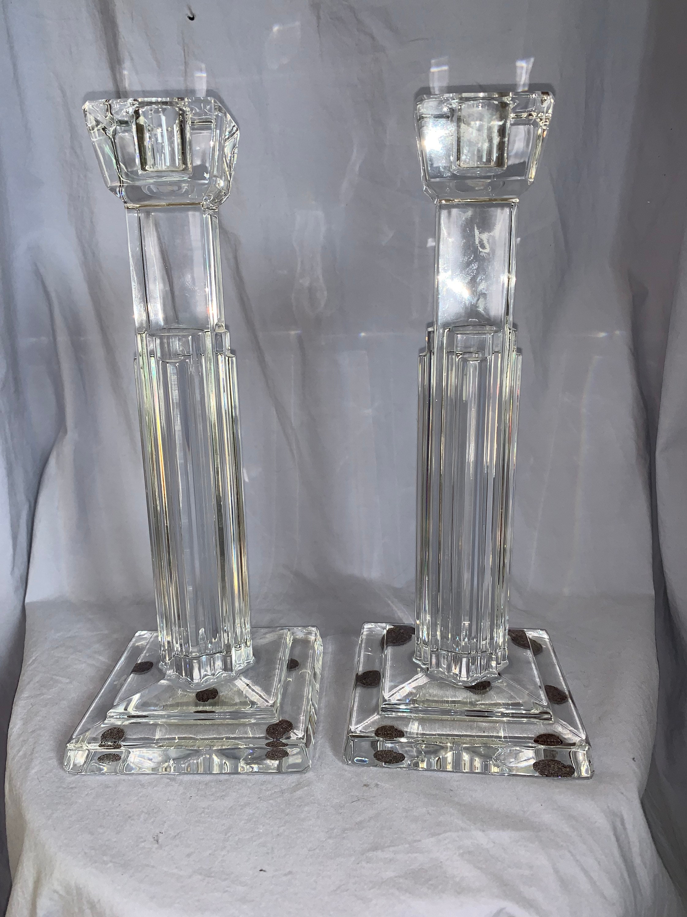 Waterford Crystal Metropolitan 10 Inch Pair of Candlestick Etsy UK