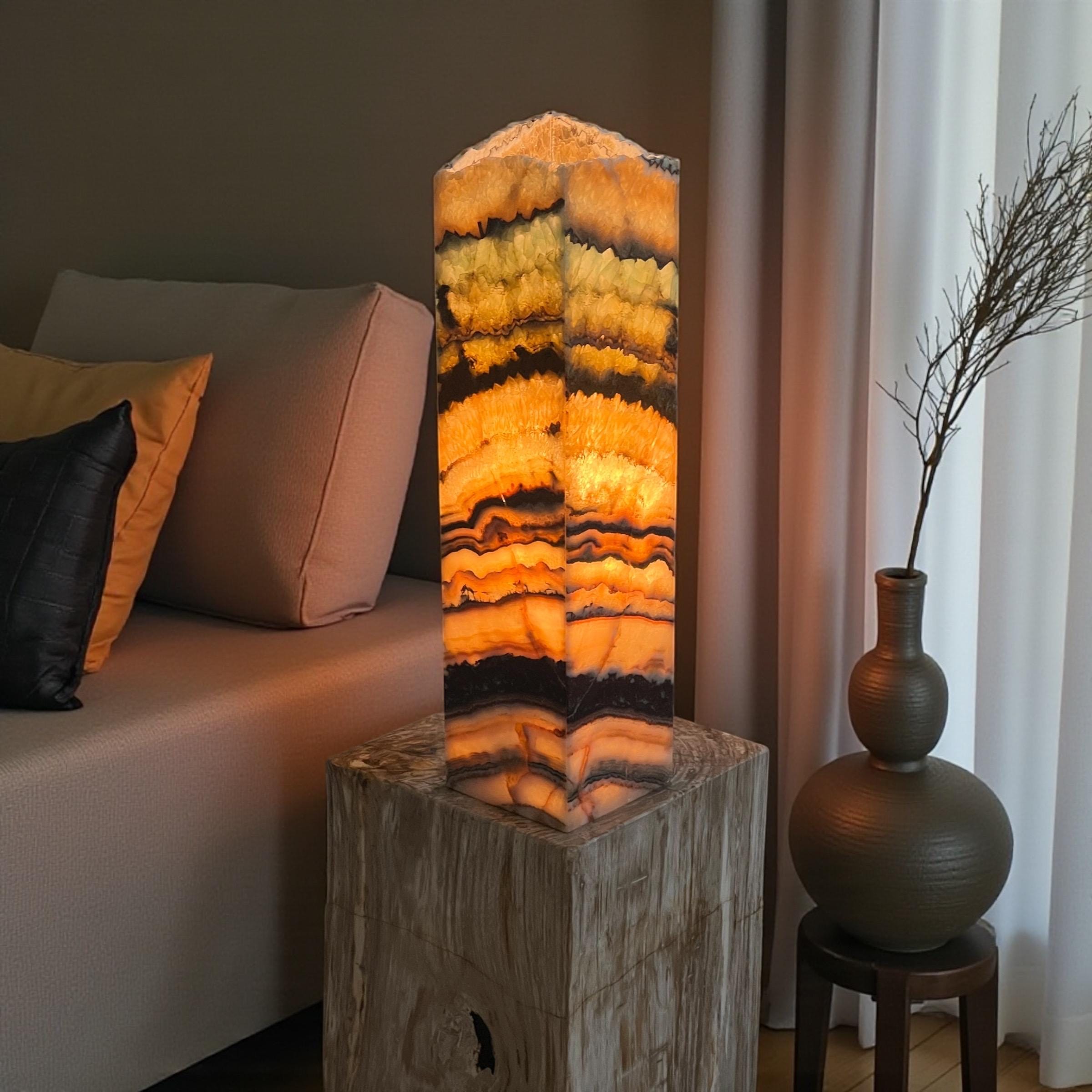 Mexican onyx lamp - Etsy 日本