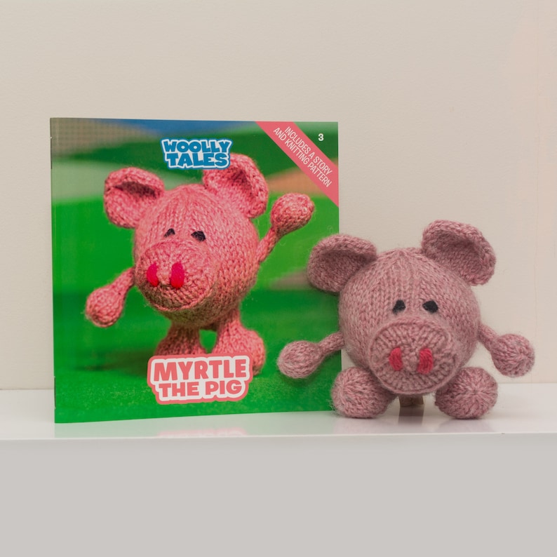 Woolly Tales: Myrtle the Pig Picture book and Knitting image 4