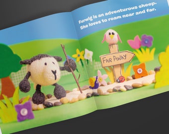 Woolly Tales: Furwig the Sheep - Picture book and Knitting Pattern