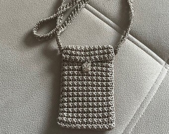 Sac pour téléphone portable au crochet à accrocher autour du cou