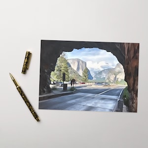 Vue du tunnel depuis la carte de vœux Tunnel