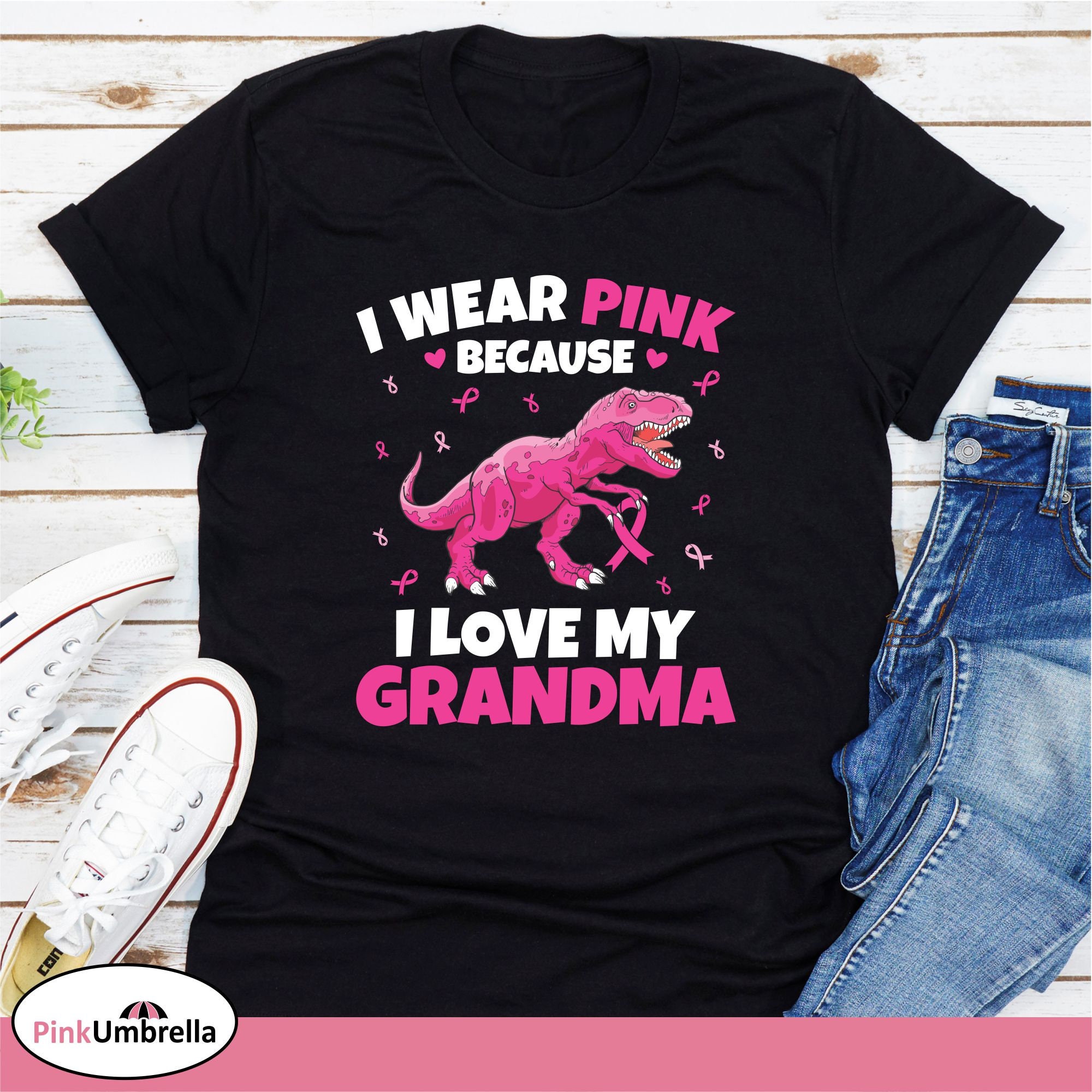 I Wear Pink for My Grandma Breast Cancer Svg Breast Cancer - Etsy