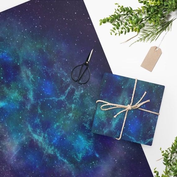 Galactic Captures Space Nebula Wrapping Paper