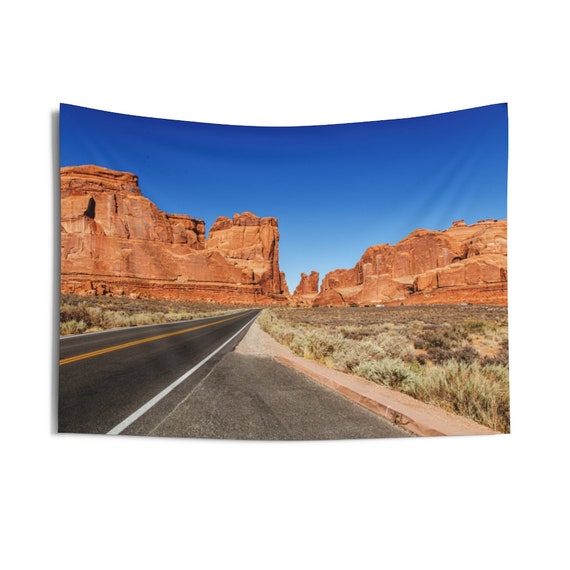 Arches National Park Utah Desert Indoor Wall Tapestries, Wall Decor, Home Decor, Wall Hanging