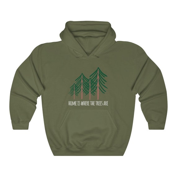 Home is Where the Trees Are Unisex Heavy Blend Hooded Sweatshirt