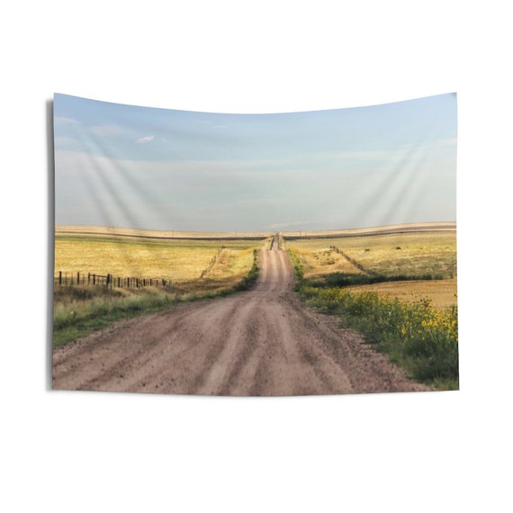 Colorado Dirt Road Indoor Wall Tapestries