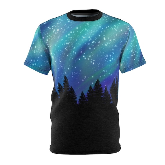 Aurora Borealis Northern Lights Night Sky Unisex T-shirt