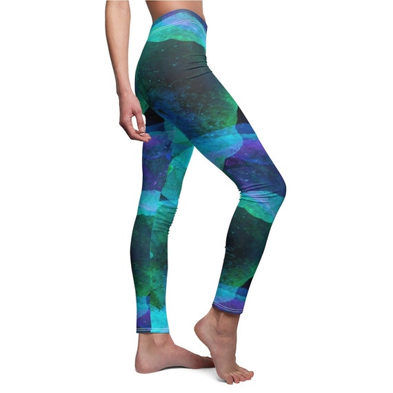 Melting Psychedelic Hippie Festival Wear Casual Leggings