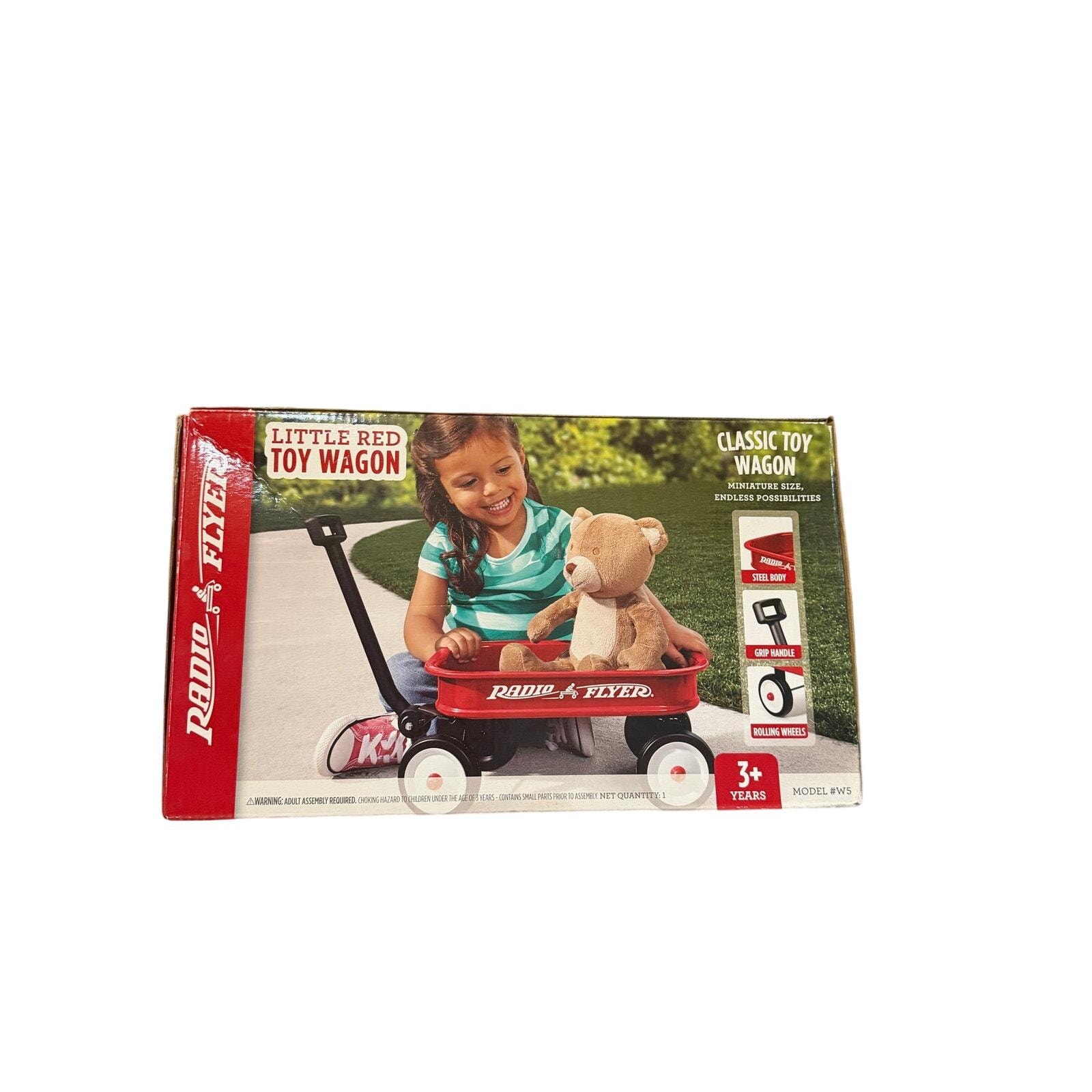 Radio Flyer Push & Pull Walker Wagon 2-en-1 - Chariot Rouge Pour Enfants 1-4 Ans