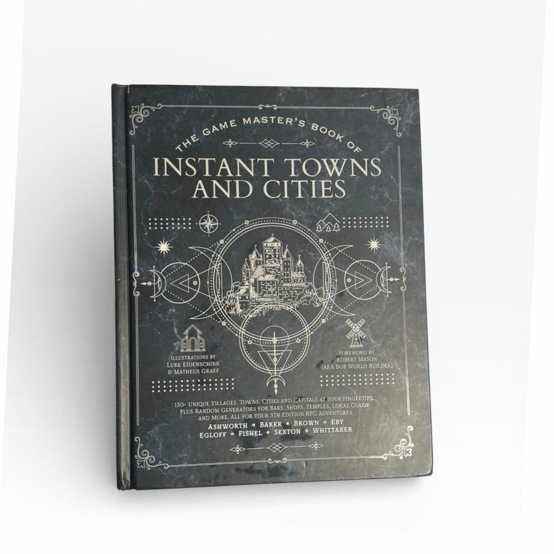 Game Master’s Book of Instant Towns and Cities 5E RPG New - Etsy