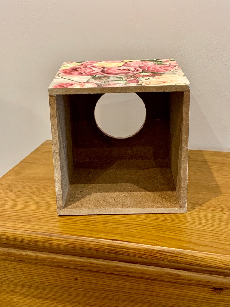 Tissue Box Cover With Pink Rose Pattern / Shabby Decor / Mothers Day ...