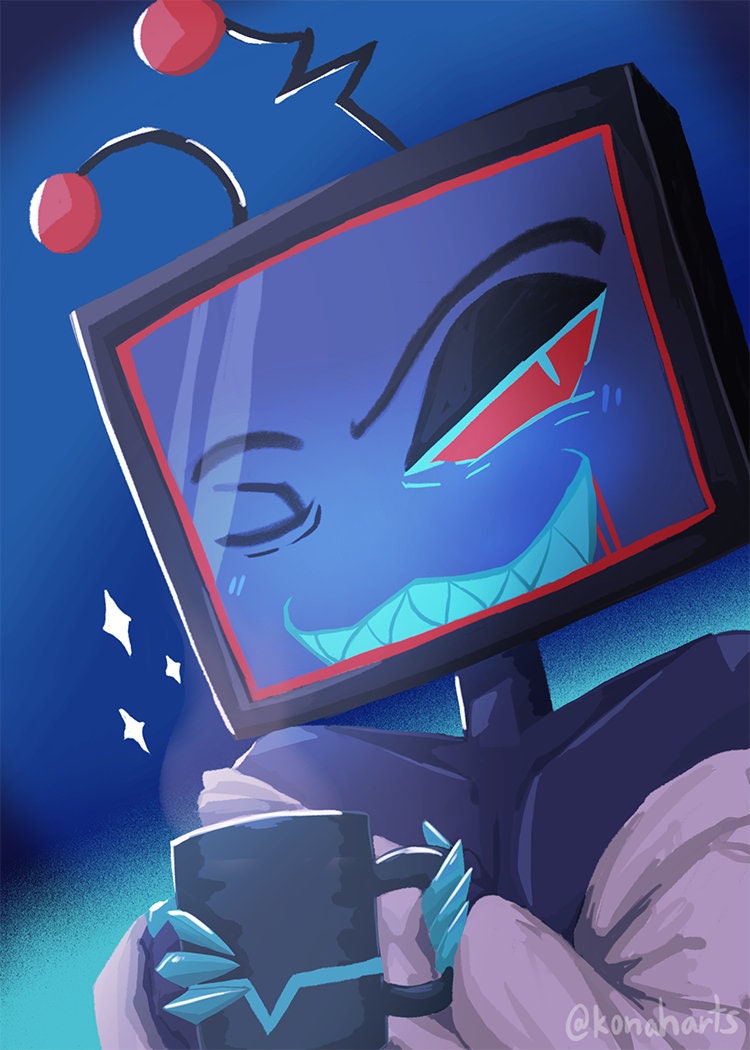 Hazbin Hotel Vox With Mug Photocard 2.5 X 3.5 - Etsy