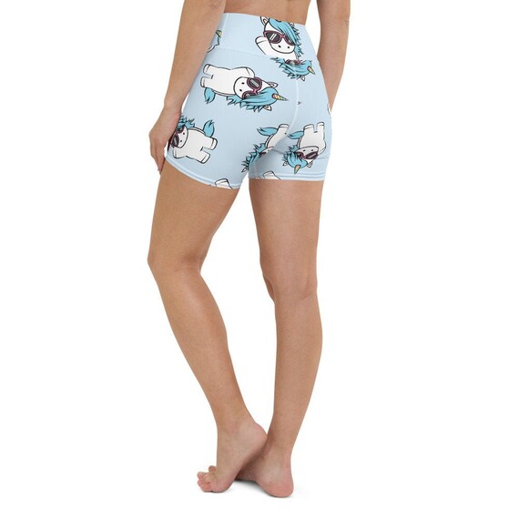 unicorn workout shorts