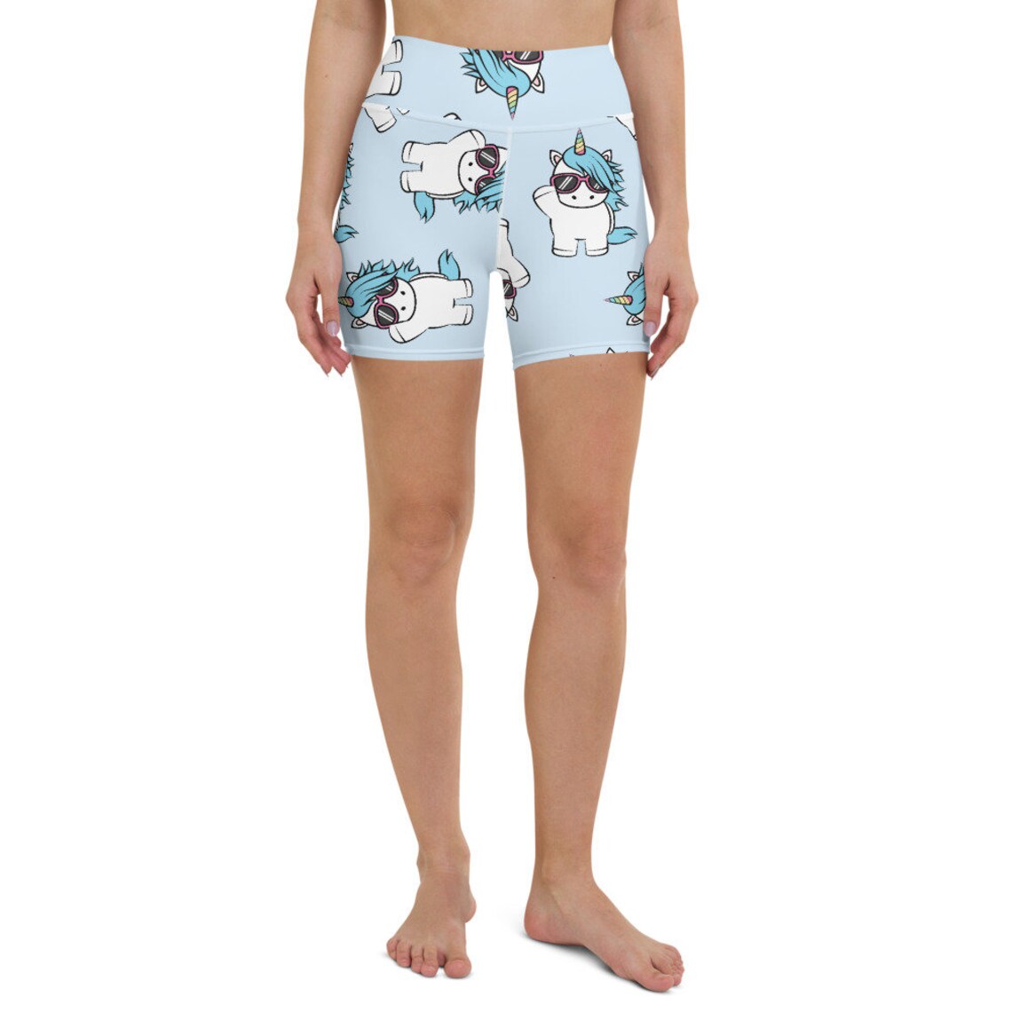 Unicorn Gym Shorts Unicorn Yoga Shorts Crossfit Unicorn Etsy