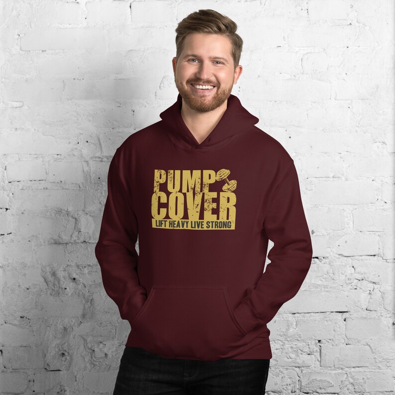 Pump Cover, Lifting Hoodie, Gym Hoodie, Workout Hoodie, Weightlifting