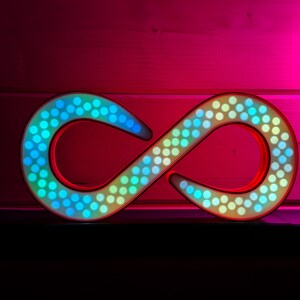 Infinity Light Pro Inspired By The Killers | Infinity LED Desk Light