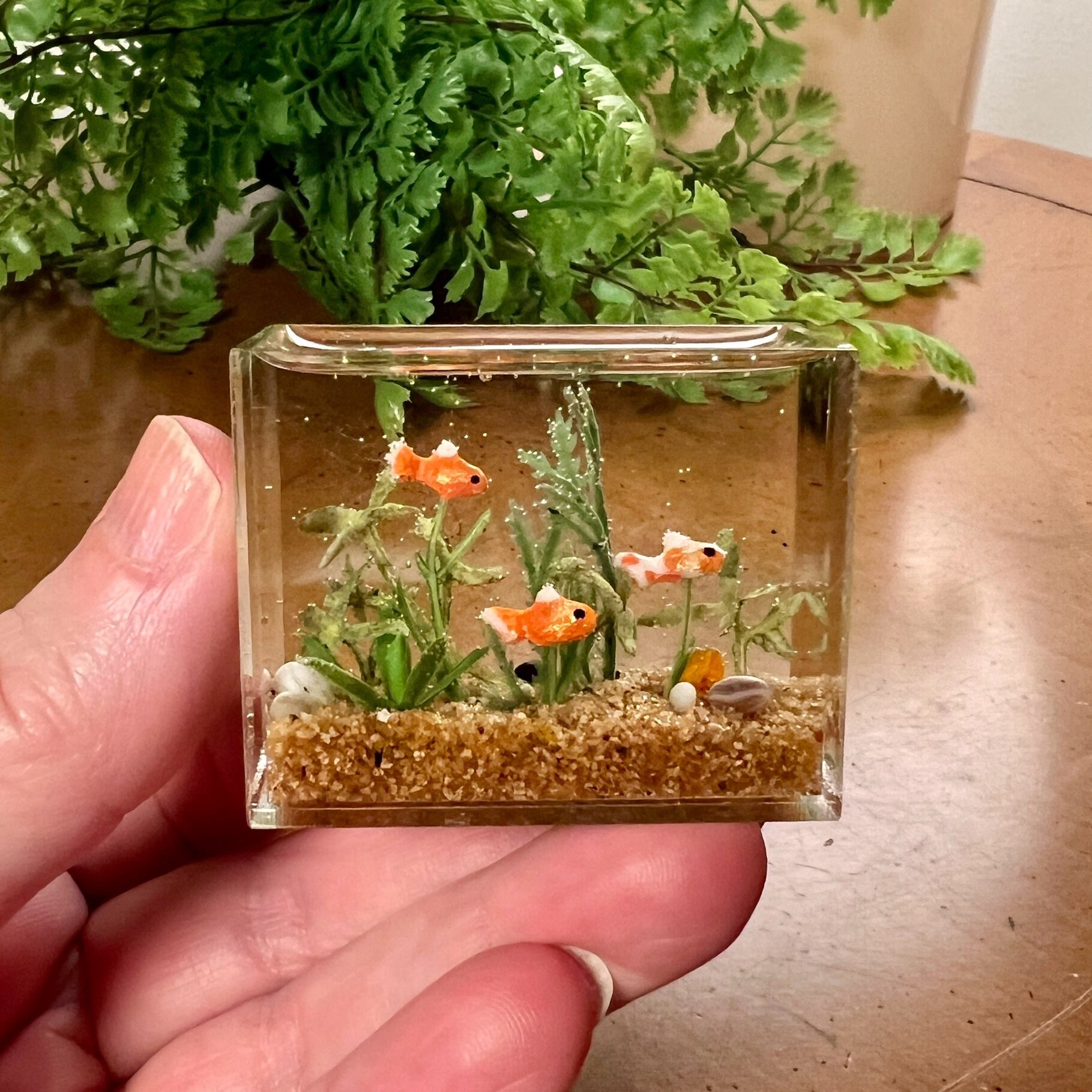 Plastic Moss Pads - Artificial Aquarium Plants